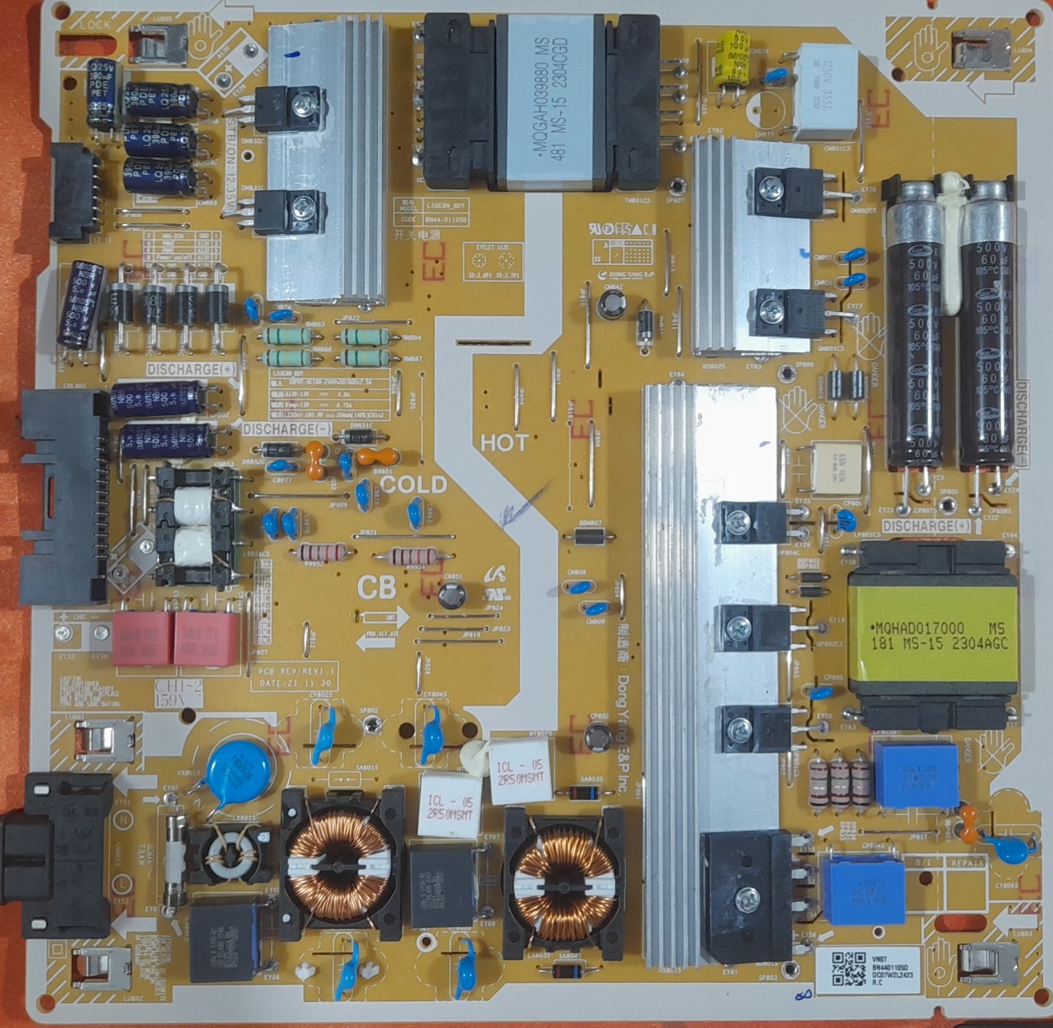 برد تغذیه سامسونگ مدل QA55Q70CAU