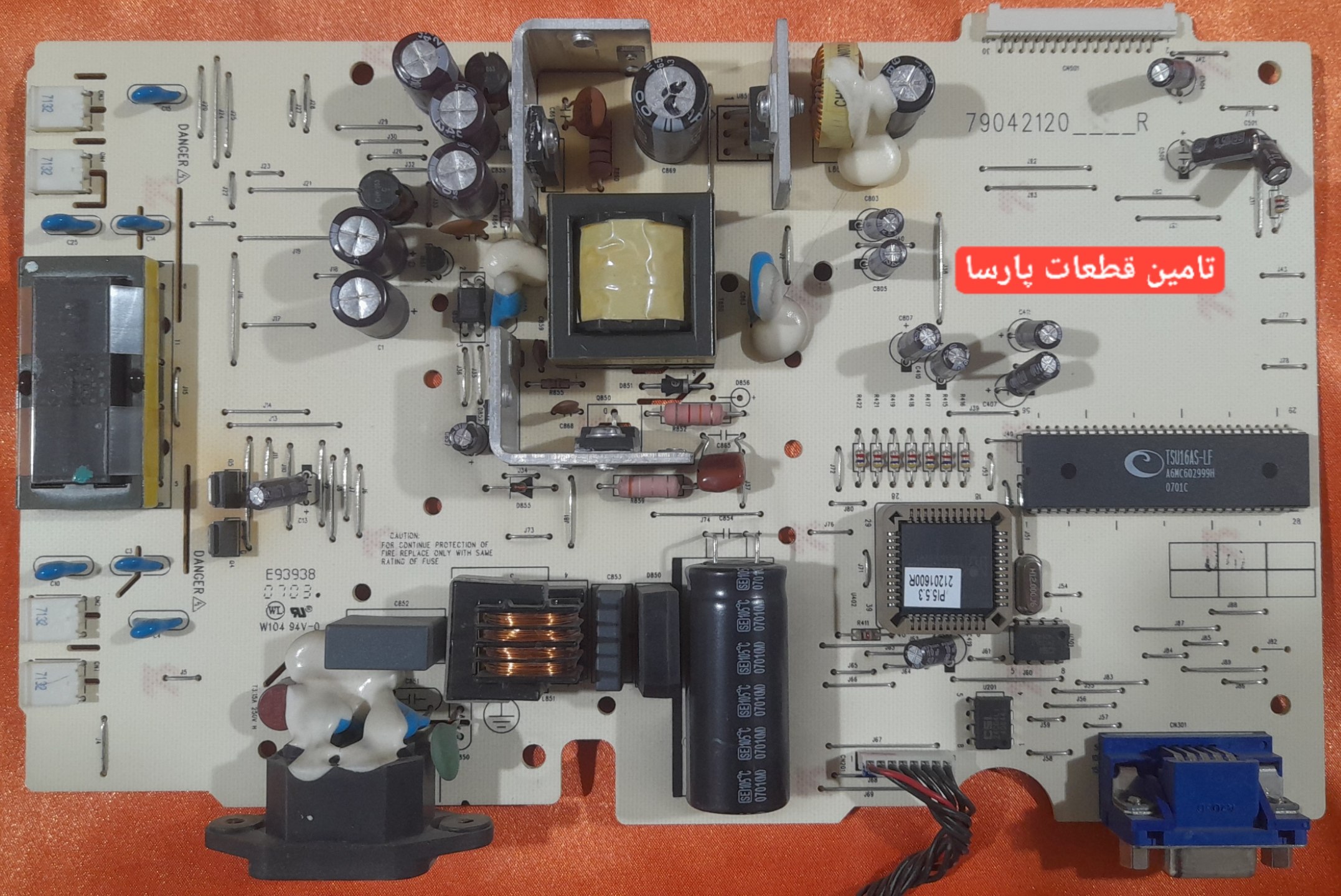 برد مین مانیتور اچ پی مدل L1706